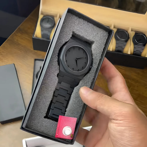 Black Arabic Aura Watch