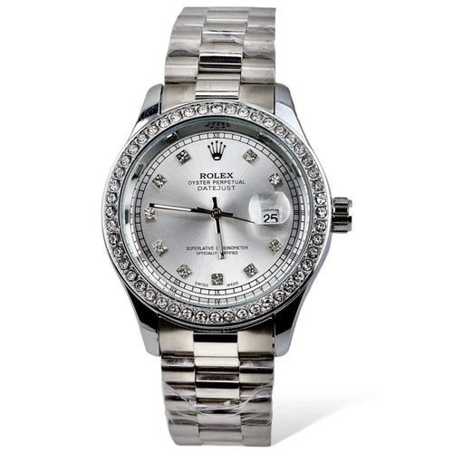 Rolex - Silver - Chain
