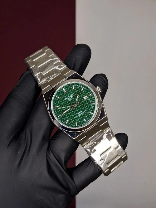 Tissot PRX - Green Textured - Chain