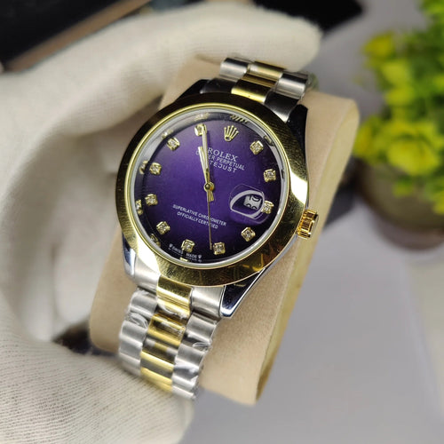 Rolex - Two Tone & Purple - Date Just