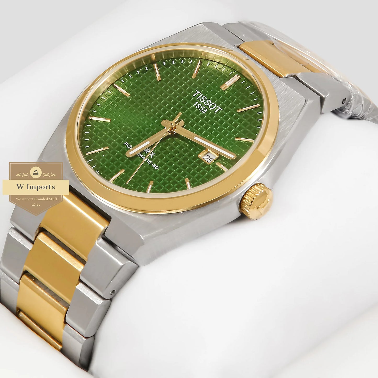 Tissot PRX - Two Tune Green Dial - Chain