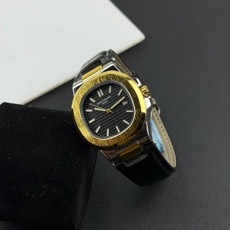 Patek Phillipe – Gold & Black – Straps