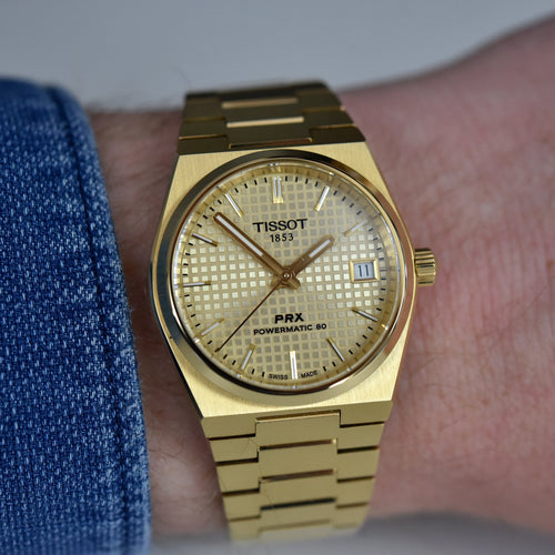 Tissot PRX - Full Gold - Chain