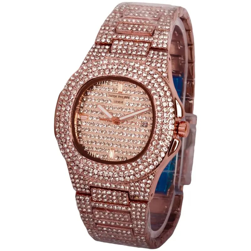Patek-Phillipe – Rose Gold – Iced out