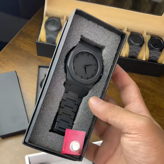 Black Arabic Aura Watch