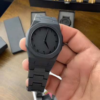Black Arabic Aura Watch