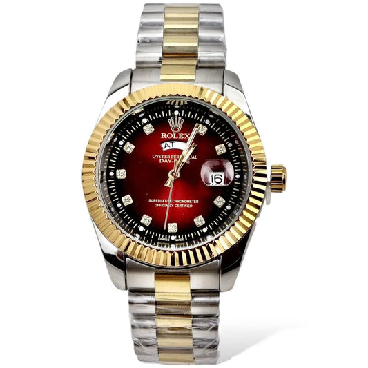 Rolex - Gold & Red - Chain