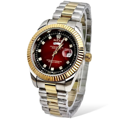 Rolex - Gold & Red - Chain