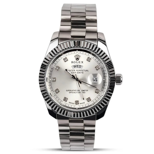 Rolex - Silver - Chain