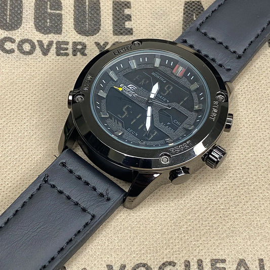 EDF-3689 Dual Time ( Analog & Digital ) Straps Watch