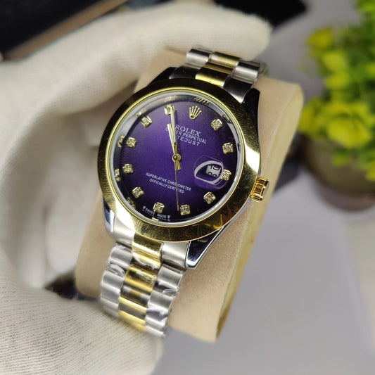Rolex - Two Tone & Purple - Date Just