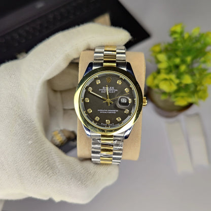 Rolex - Two Tone & Black - Date Just