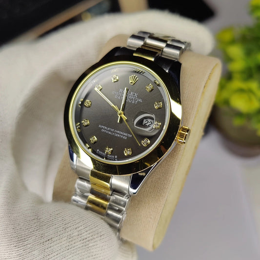 Rolex - Two Tone & Black - Date Just