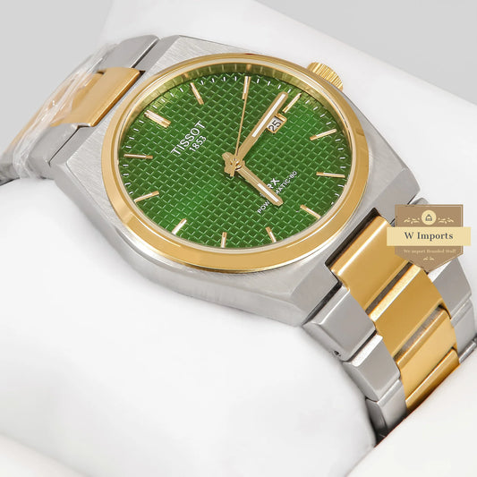 Tissot PRX - Two Tune Green Dial - Chain