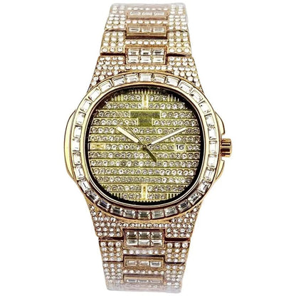 Patek-Phillipe – Gold – Iced out