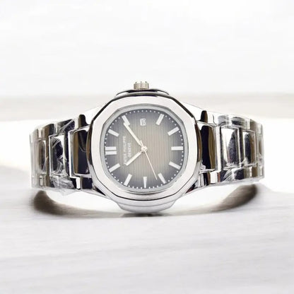 Patek-Phillipe – Grey & Silver – Chain