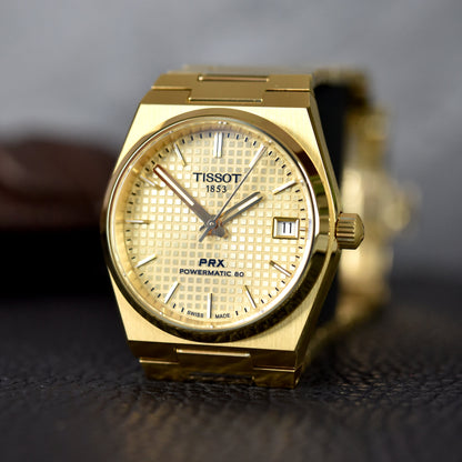 Tissot PRX - Full Gold - Chain