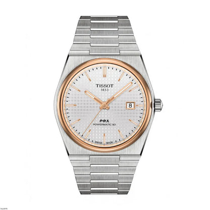 Tissot PRX - Gold & White - Chain