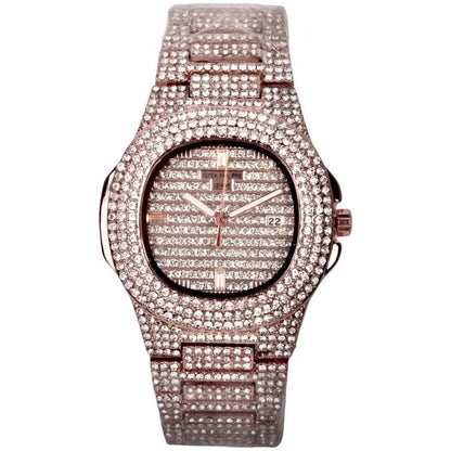 Patek-Phillipe – Rose Gold – Iced out