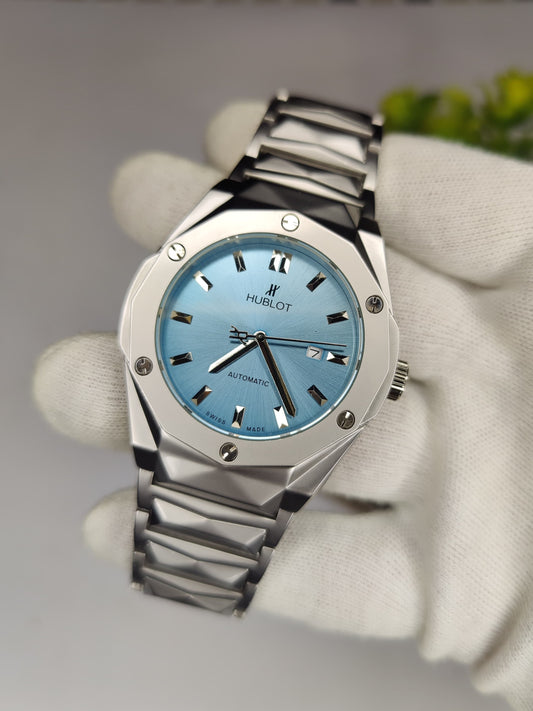 Hublot Diamond Cut Watch - Tiffany Dial